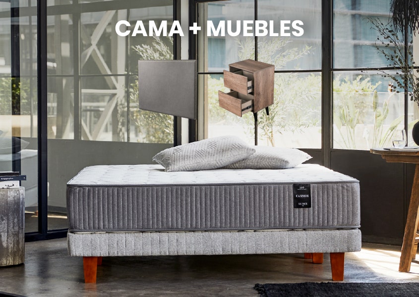 CAMA + MUEBLES