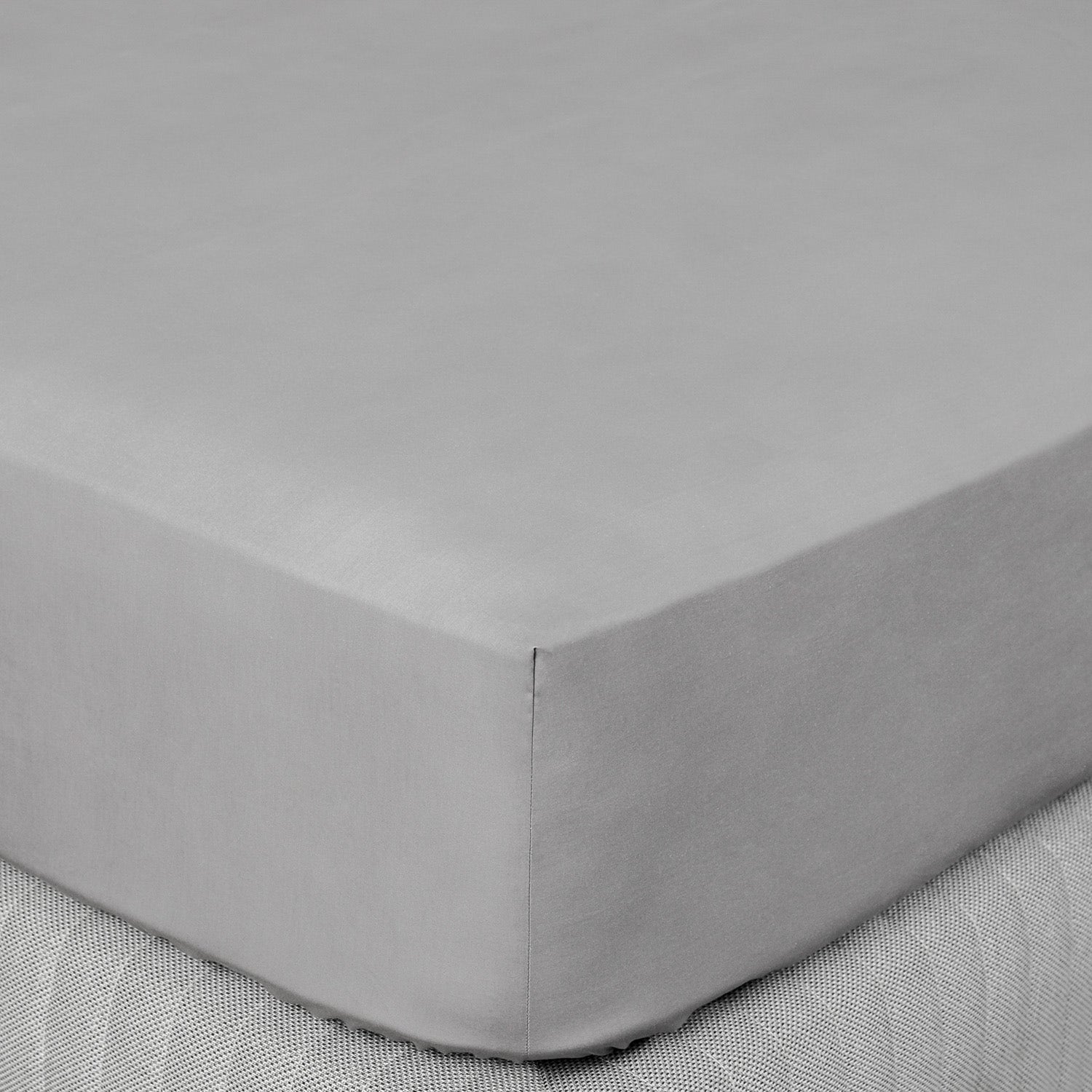 Sábana Bajera King 300 Hilos Gris