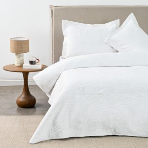 Quilt 2 Plazas Matelado White