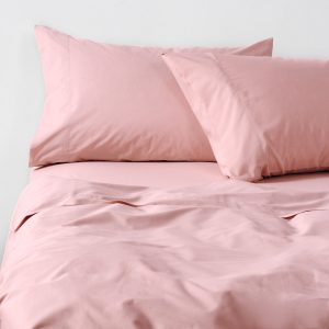Sábanas King 200 Hilos Liso Rose