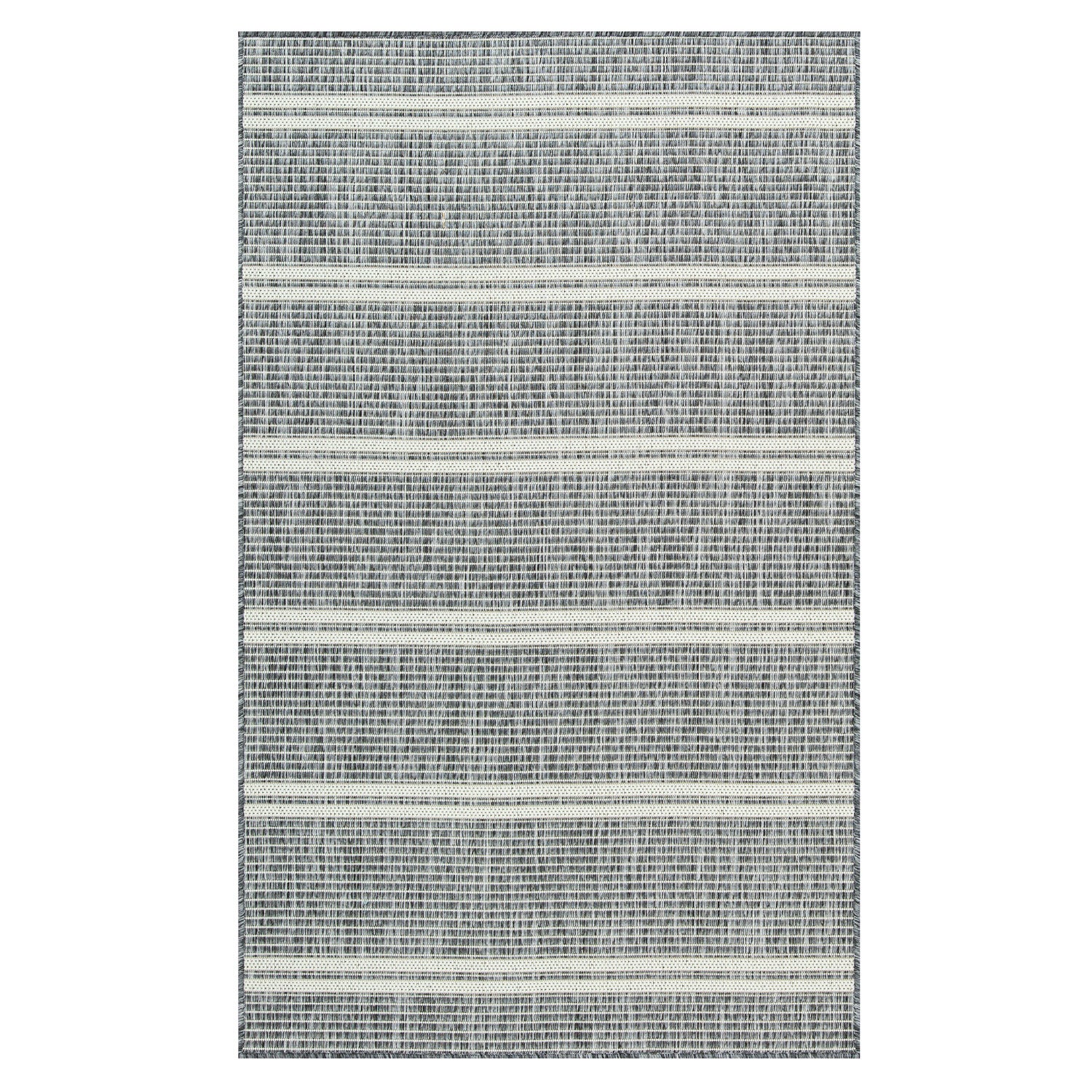 Alfombra Out-In Stripes Gray 60x110 cm