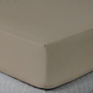 Sábana Bajera King 200 Hilos Beige