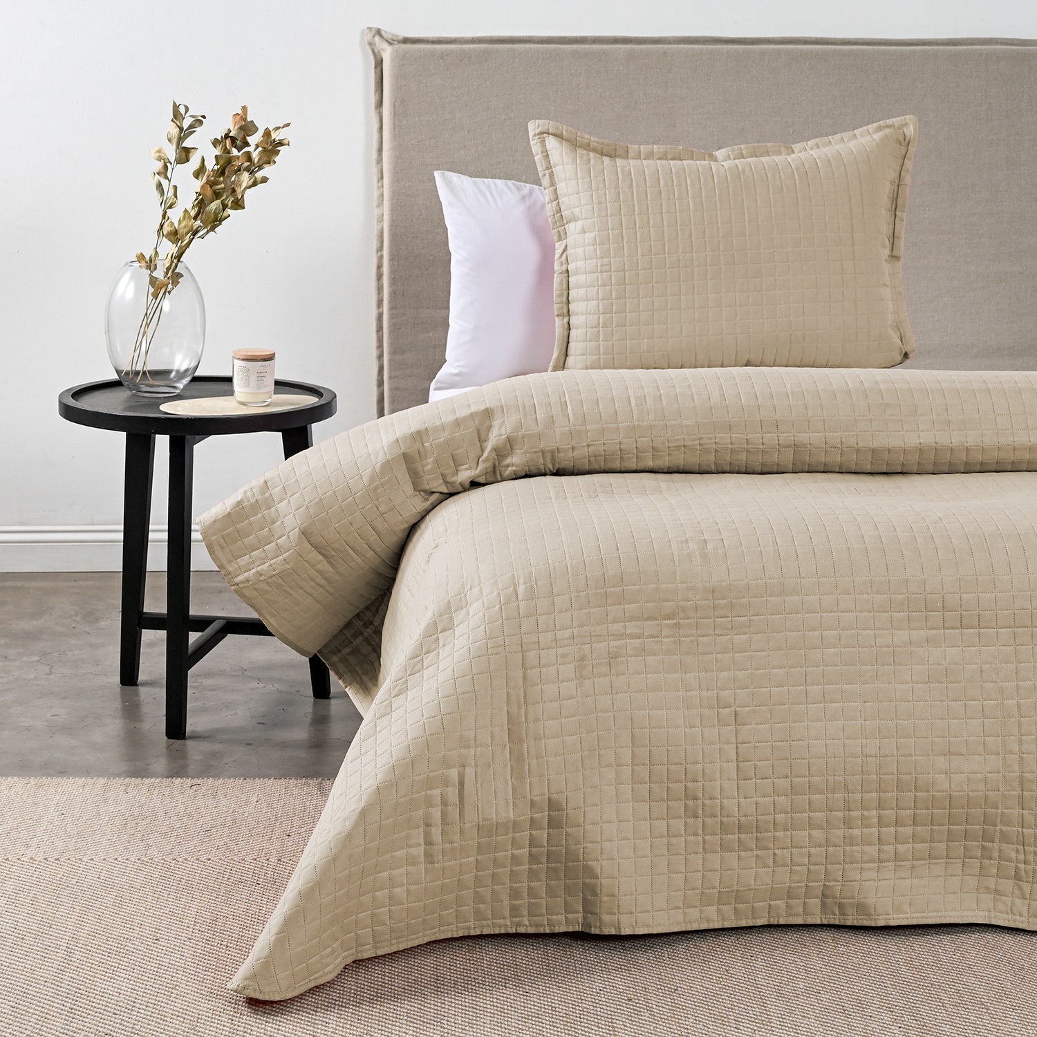 Quilt 1.5 Plazas Roller Heatpress Crudo