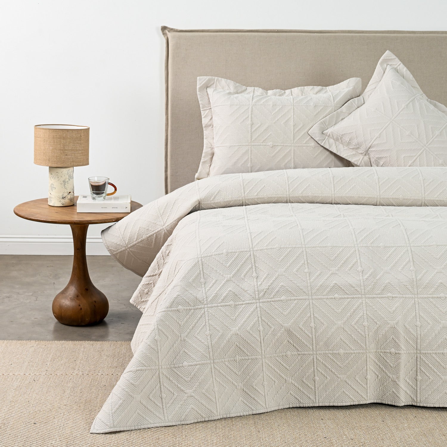 Quilt 2 Plazas Aura Sand
