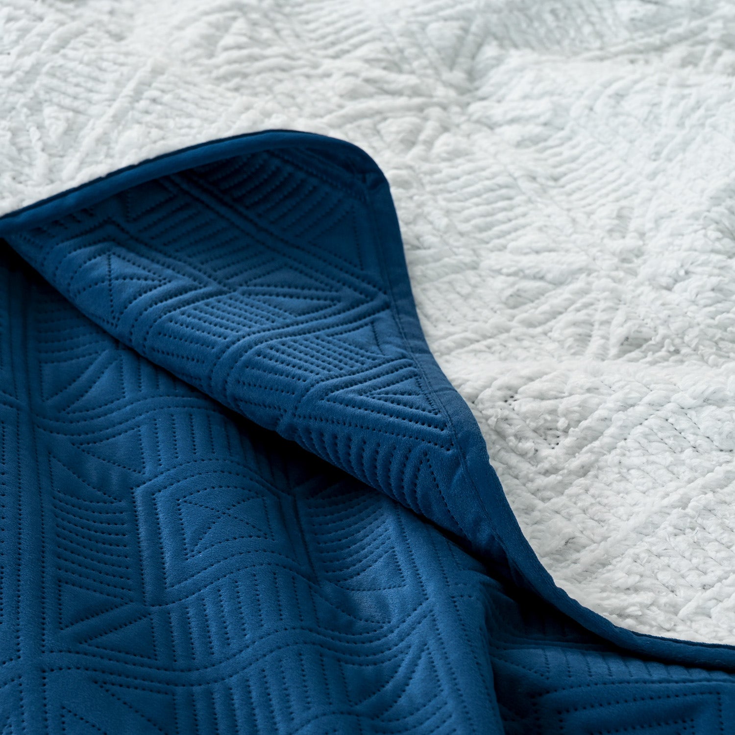 Quilt Sherpa 2 Plazas Petroleo - 图片 3