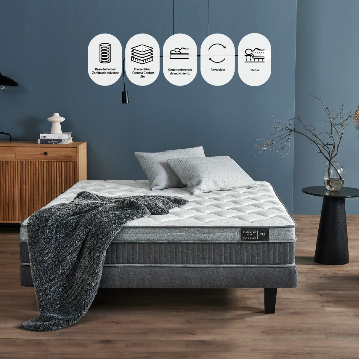 Cama King Euro Calm - 图片 2