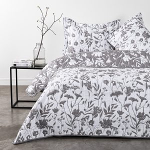 Quilt 2 Plazas Dhelia Gris