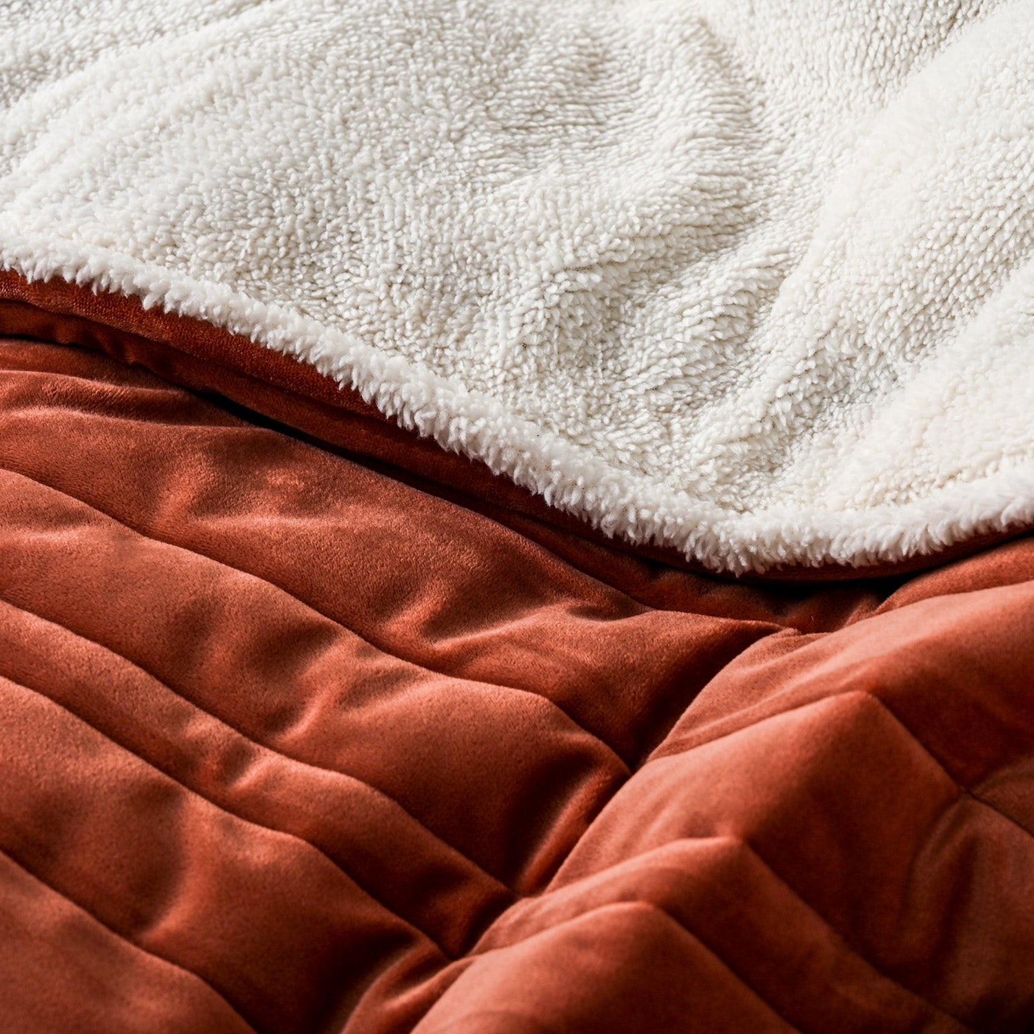 Plumón Sherpa 2 Plazas Stripe Terracota - 图片 2