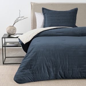 Plumón Sherpa 1.5 Plazas Stripe Stone