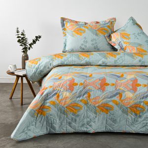 Quilt 2 Plazas Aquamarine