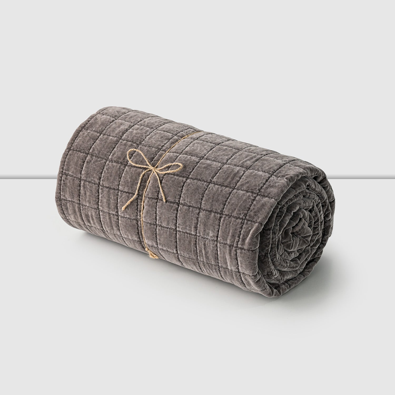 Quilt 1.5 Plazas Velvet Taupe - Imagen 2