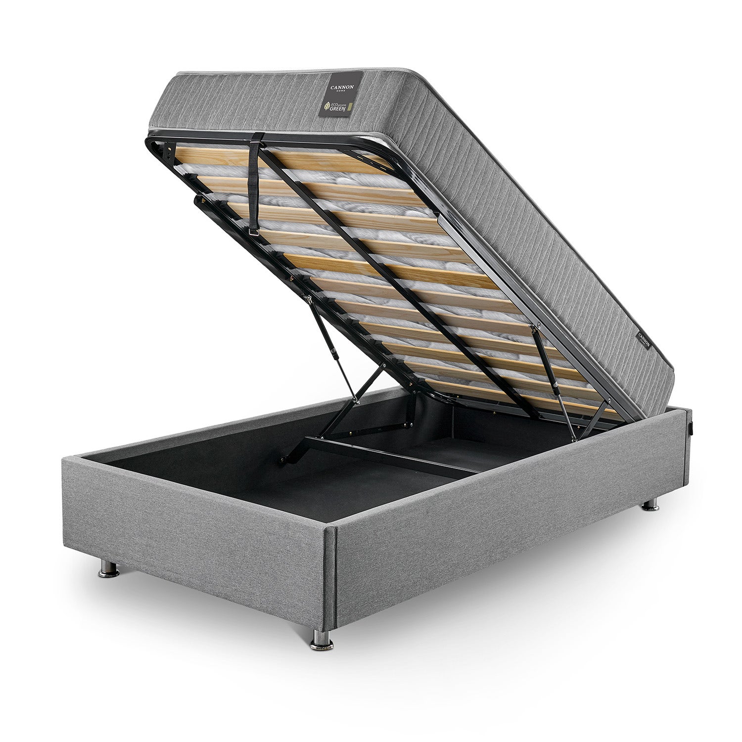 Cama Baúl 1.5 Plazas Organize Max Eco green - 图片 2