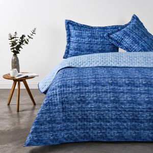 Quilt 2 Plazas Dye Azul