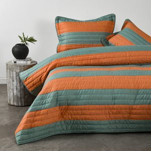 Quilt 2 Plazas Creativeretro Naranjo