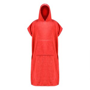 Toalla de Playa Poncho Adulto Surfer Coral