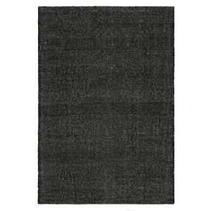 Alfombra Wool Topstitch Gray 80x120 cm