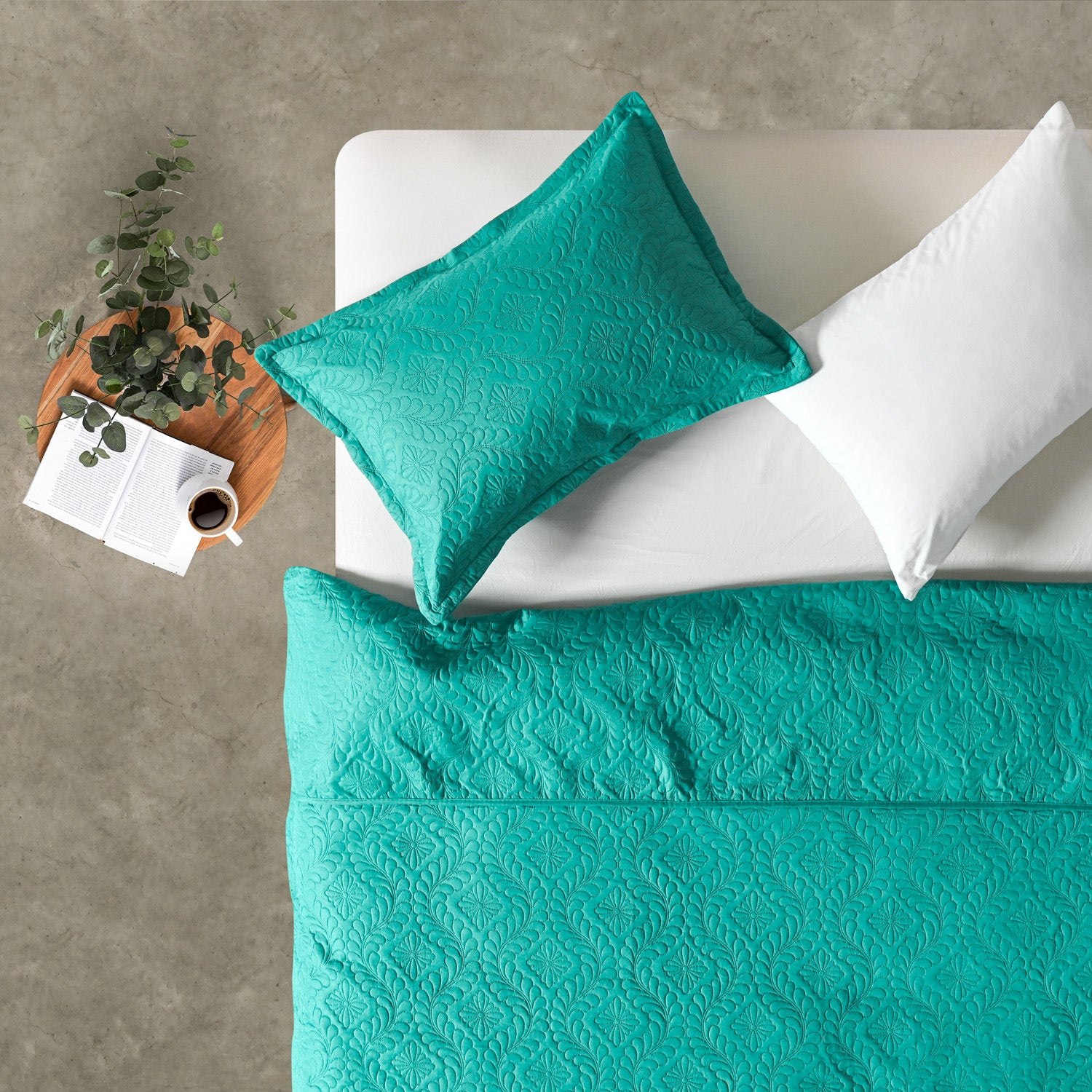 Quilt 1.5 Plazas Esmeralda