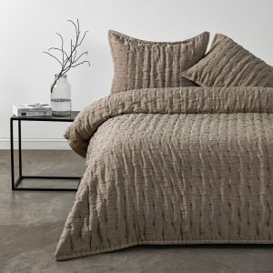Quilt King Stonewash Weaves Taupe