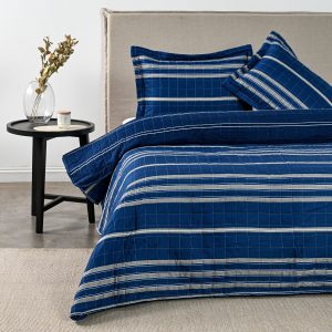 Quilt 2 Plazas Marino