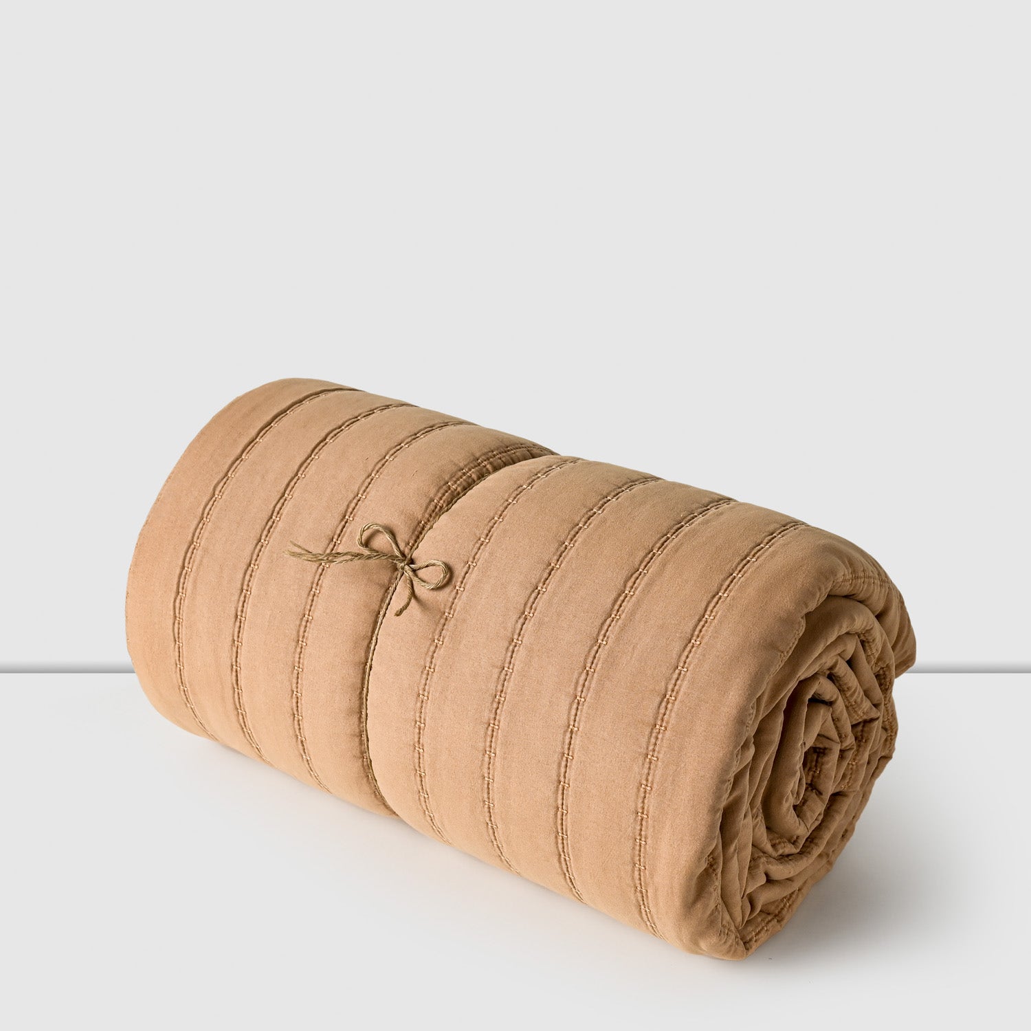 Quilt 2 Plazas Stonewash Rough Terracota - 图片 2