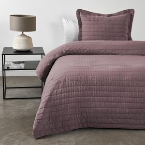 Quilt 1.5 Plazas Stonewash Rough Lila