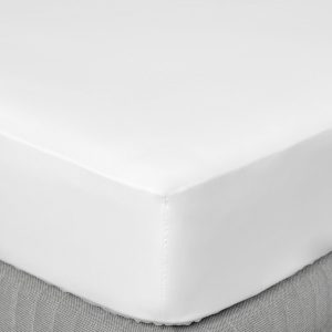 Sábana Bajera 1.5 Plazas 200 Hilos Blanco