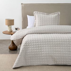 Quilt 1.5 Plazas Squares Sand