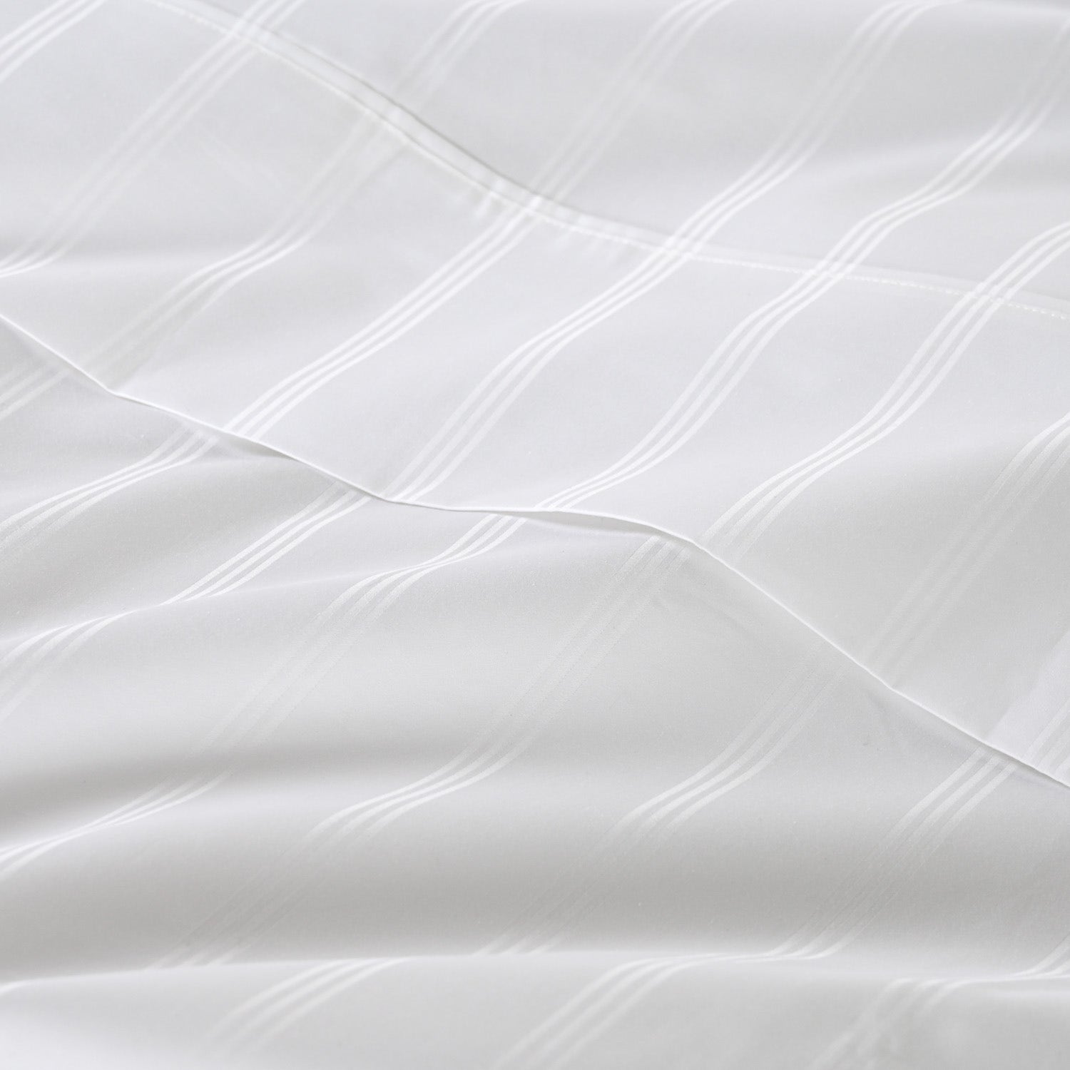 Sábanas 1.5 Plazas 500 Hilos Dobby Thin White - 图片 2