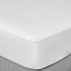 Sábana Bajera King 200 Hilos Blanco