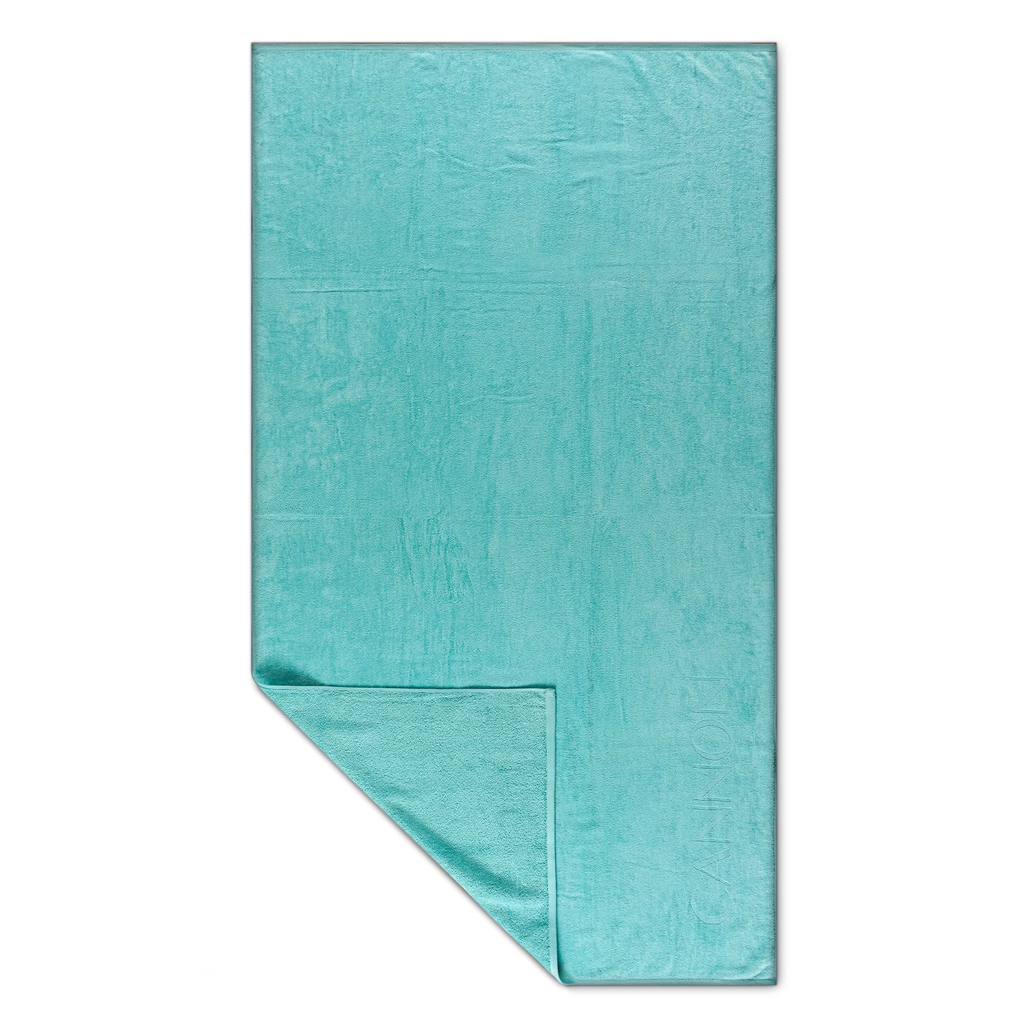 Toalla de Playa Emb Lisa Turq 100x180 cm