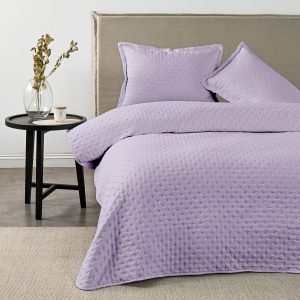 Quilt 2 Plazas Drops Heatpress Malva