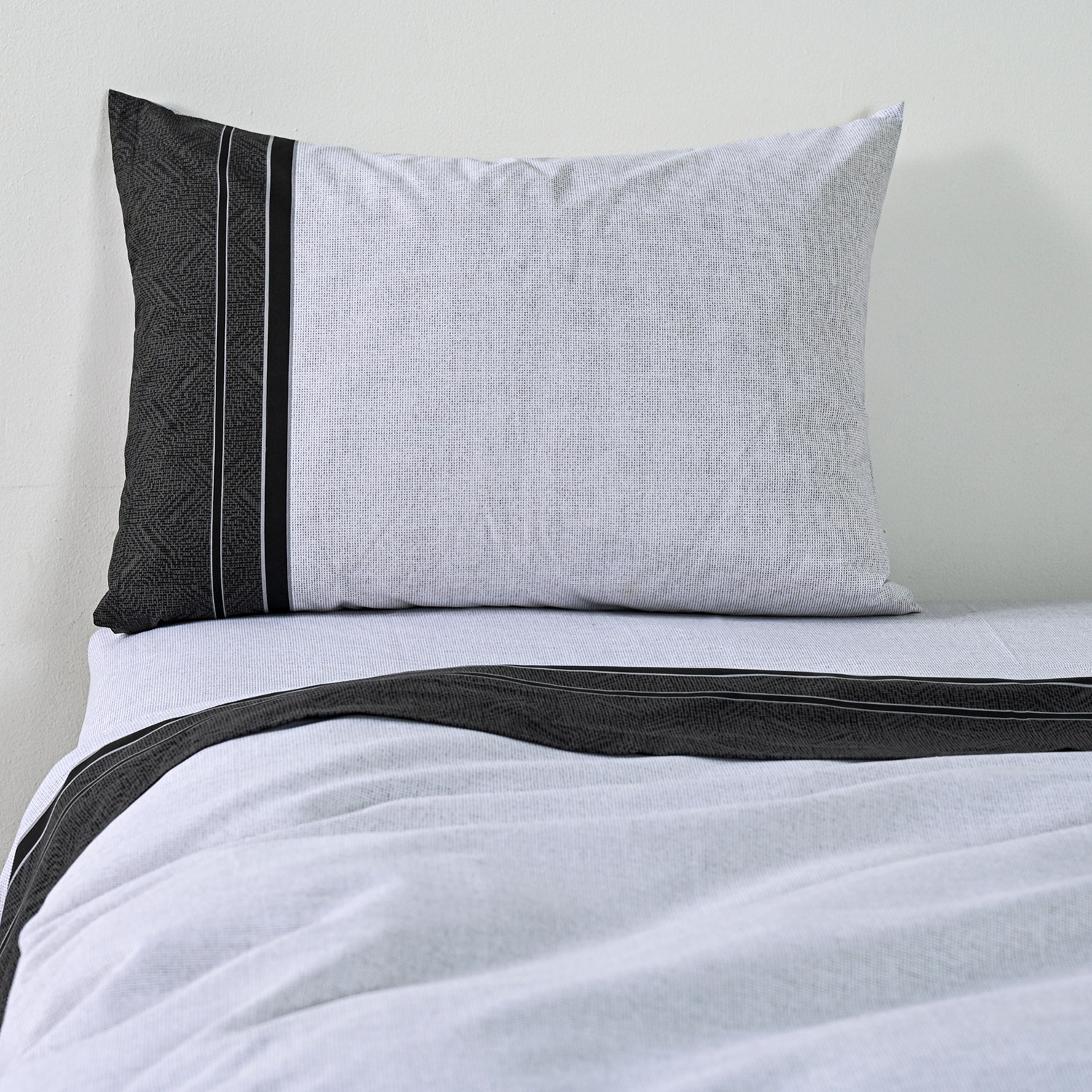 Sábanas 1.5 Plazas 144 Hilos Zircon Negro