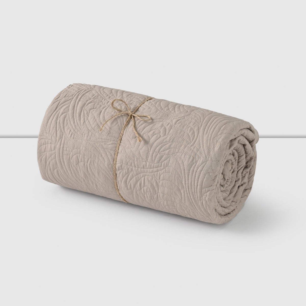 Quilt 2 Plazas Matelado Taupe - Imagen 2