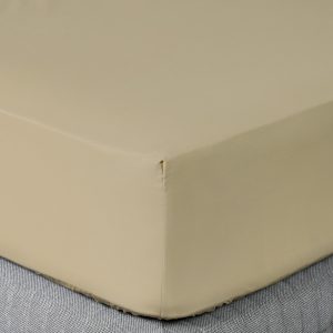 Sábana Bajera 2 Plazas 200 Hilos Tostado